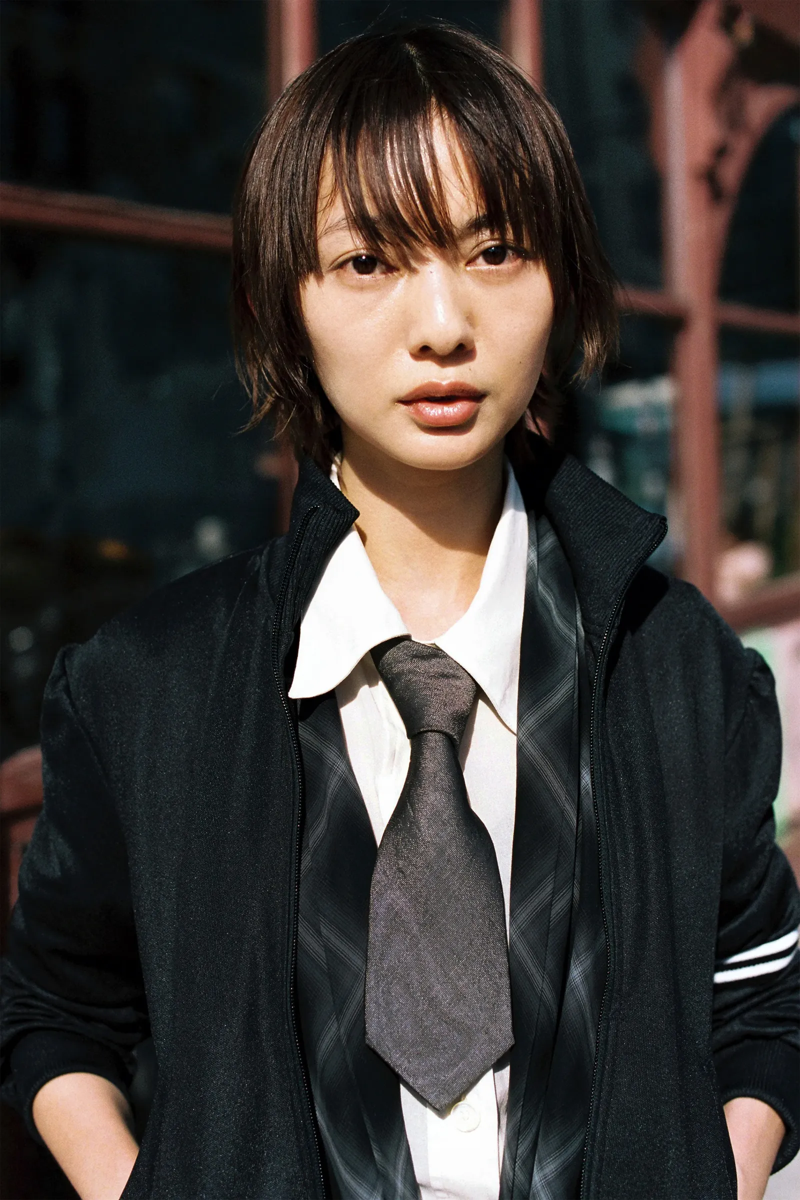 Image may contain Yuria Haga Accessories Formal Wear Tie Necktie Black Hair Hair Person Clothing Coat and Face