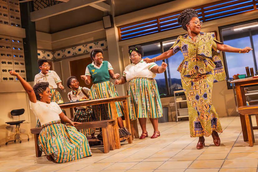 The Broadway cast of 'School Girls
