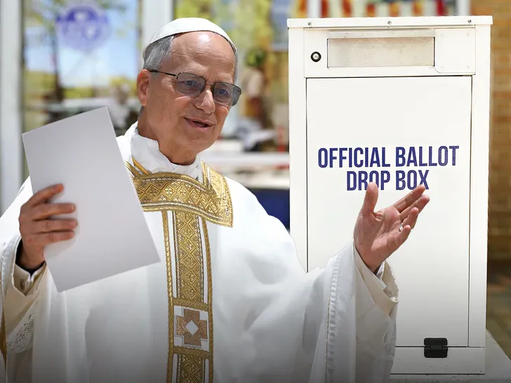 pope leo ballot getty 1