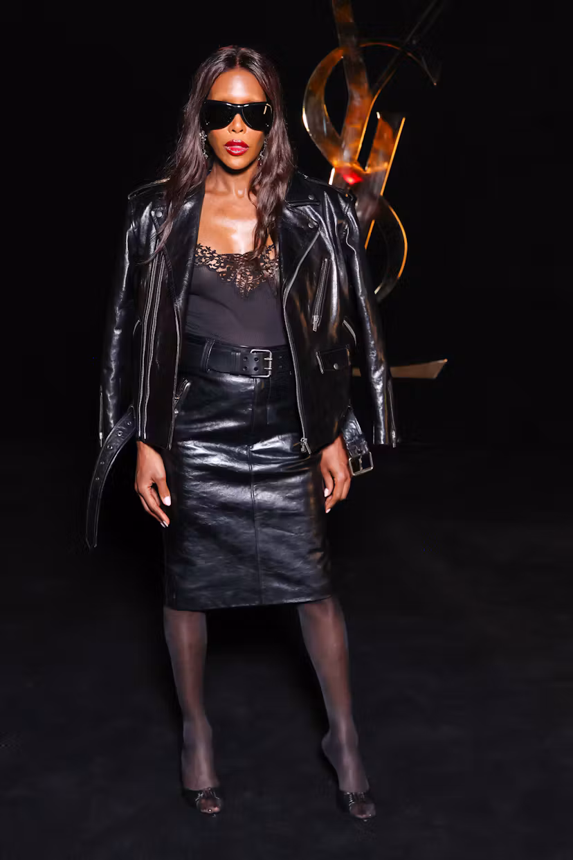 PARIS, FRANCE - SEPTEMBER 29: Honey Dijon attends the Saint Laurent Womenswear Spring/Summer 2027 sh...