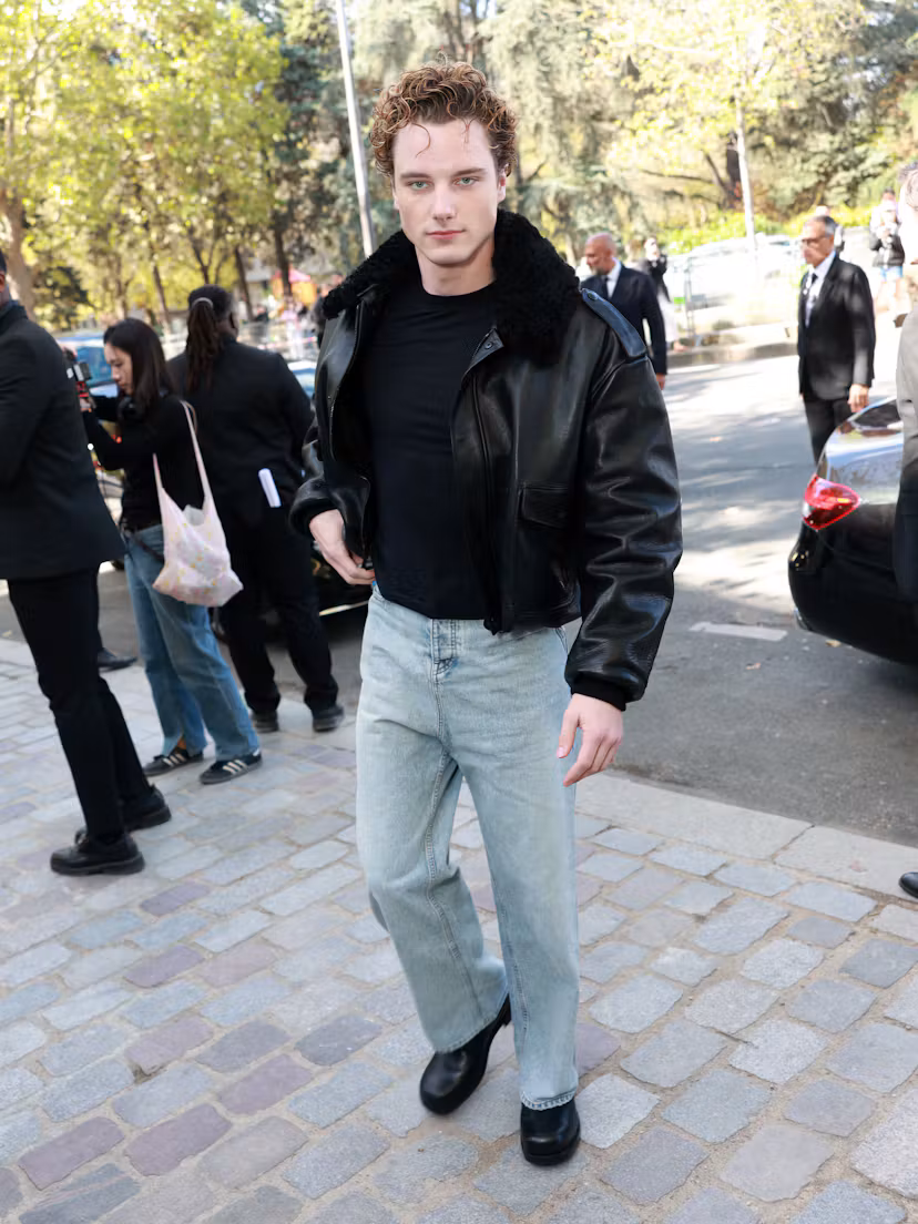 PARIS, FRANCE - OCTOBER 01: Graham Campbell attends the Balenciaga Womenswear Spring/Summer 2027 sho...