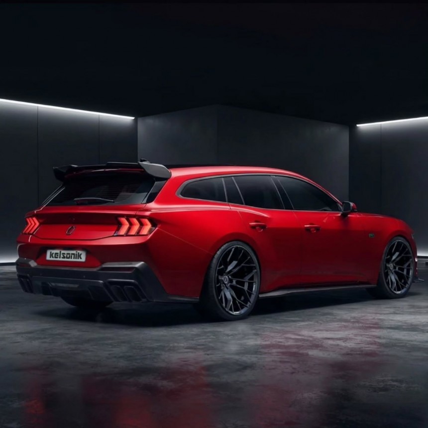 Ford Mustang Wagon \- Rendering