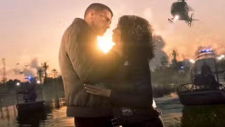 Jason and Lucia kiss before they are apprehended by the police in GTA 6.