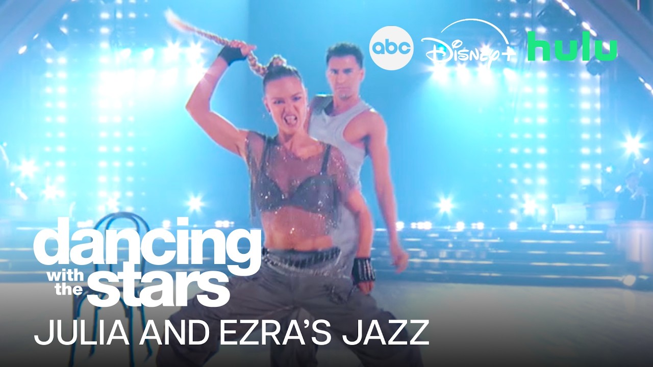 Julia Stiles and Ezra Sosa’s Super Bowl Night Jazz | Dancing with the Stars - YouTube