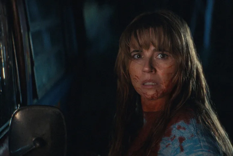 CRYSTAL LAKE -- Pictured: Linda Cardellini as Pam -- (Photo by: Peacock)