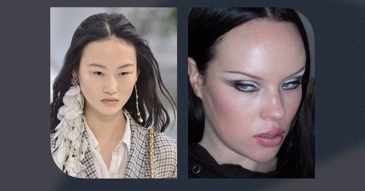 Silver Eyeliner Is The Latest Edgy, Versatile Makeup Trend