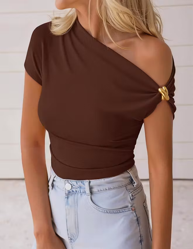 ZESICA Off Shoulder Top