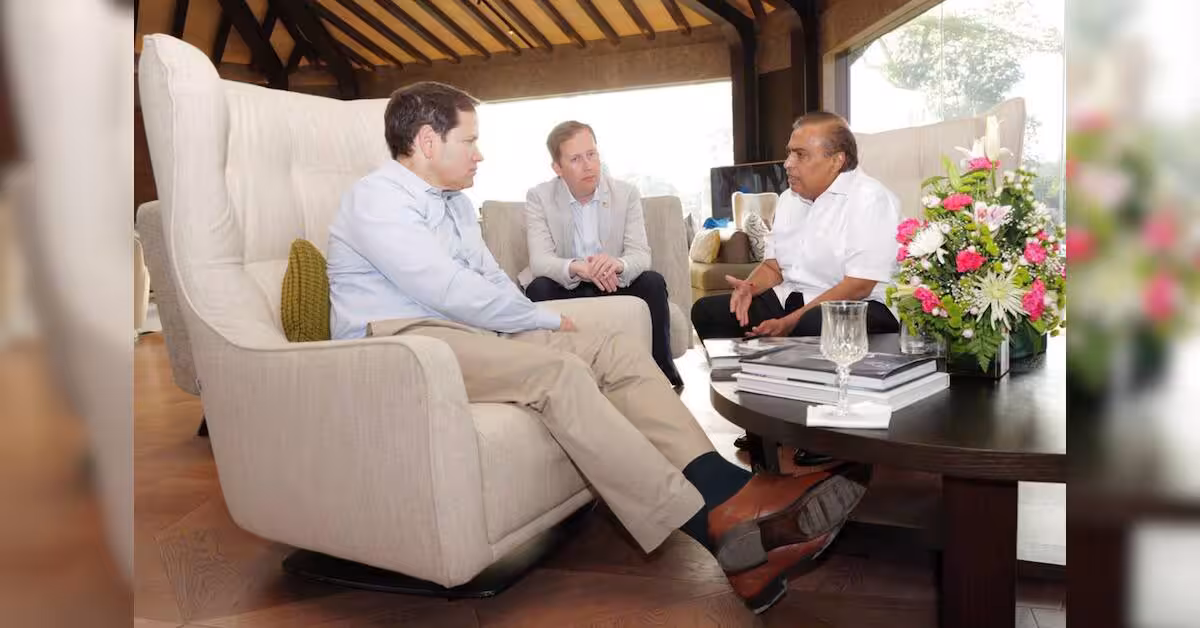 Rubio, Mukesh Ambani discuss energy, technology partnerships at Jamnagar | Economy & Policy News