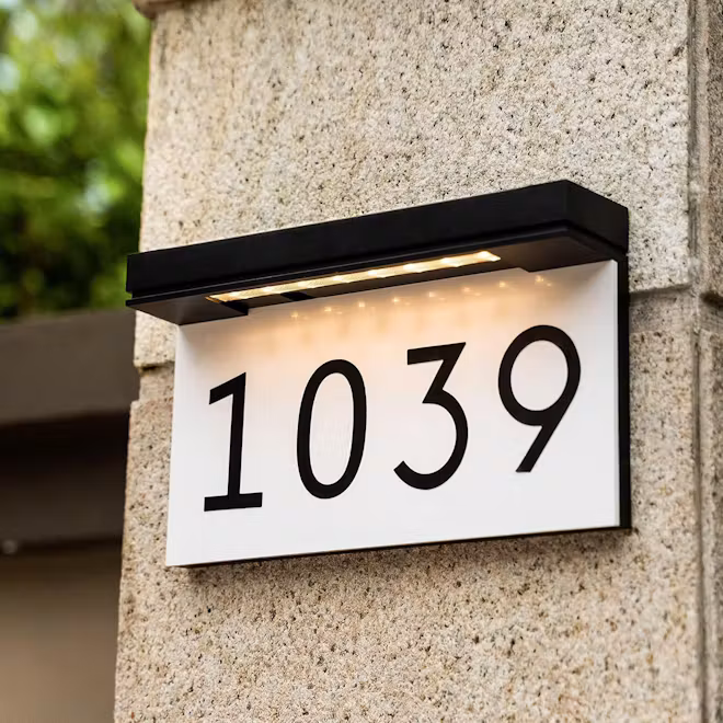 Glozzom Address Plaque