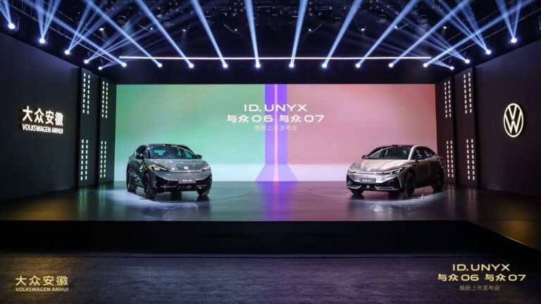 VW updates ID. UNYX 06 and 07 in China with LiDAR, lower entry prices