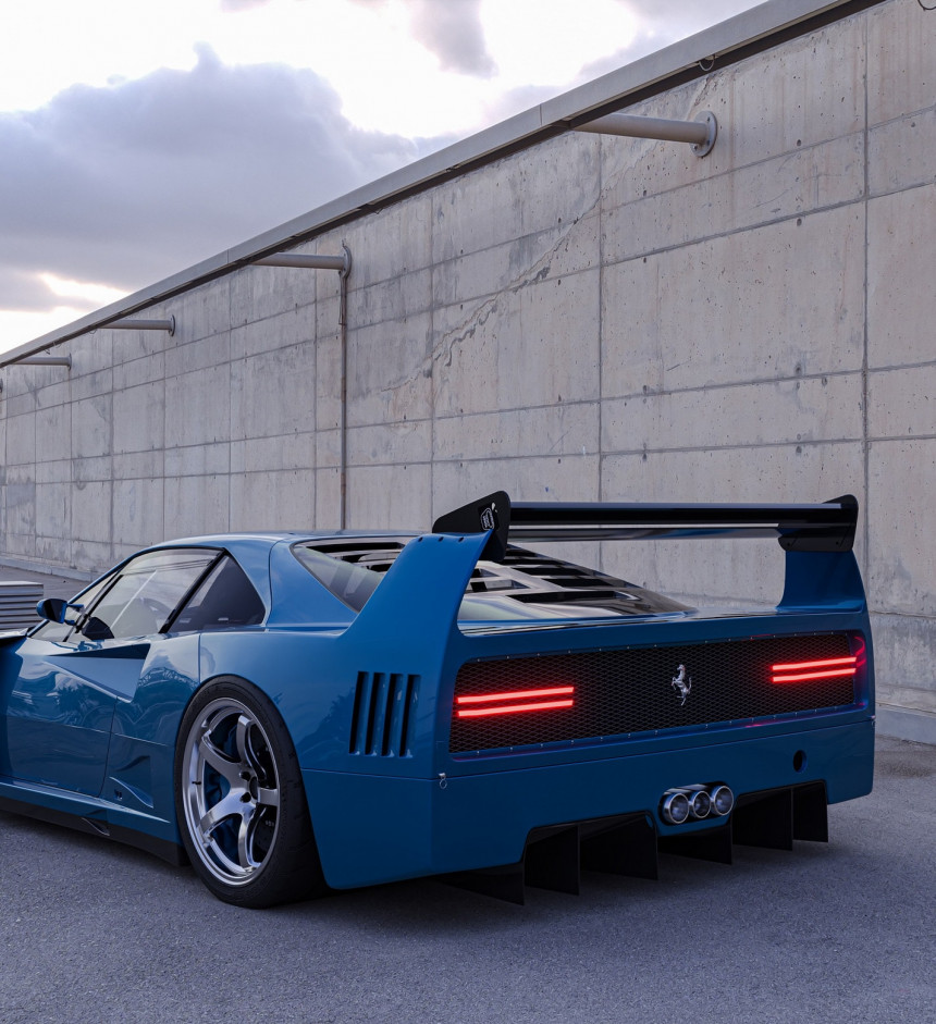 Ferrari F40 \- Rendering