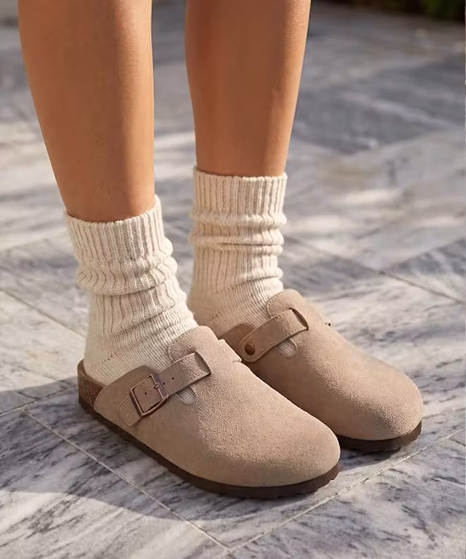 KIDMI Suede Clogs 