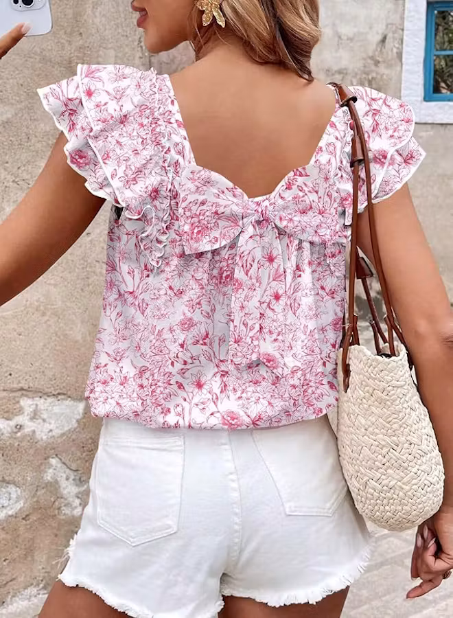 Falechay Back Bowtie Top