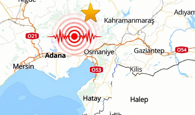 Adana ve Osmaniye'de art arda 3 deprem