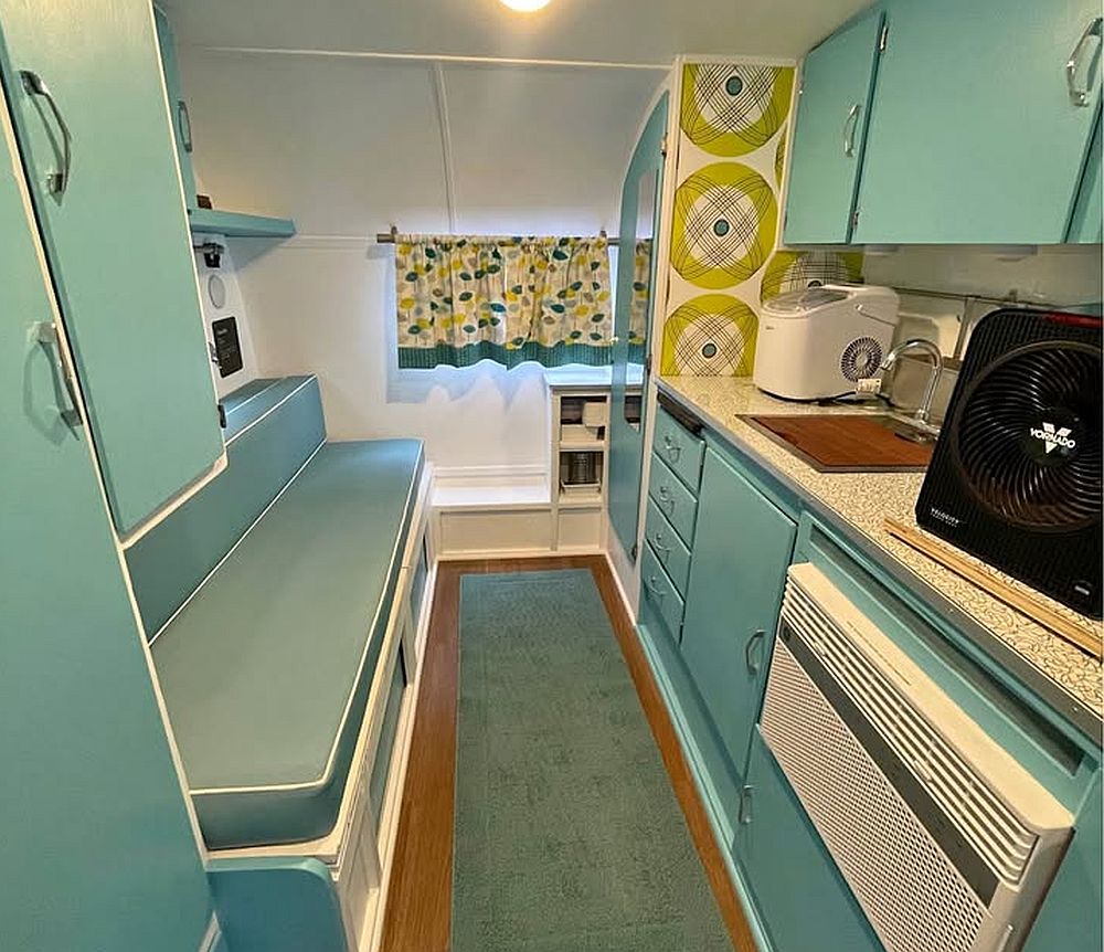 1962 Shasta Astrodome Camper With Turquoise Interior Is Pleasantly Retro