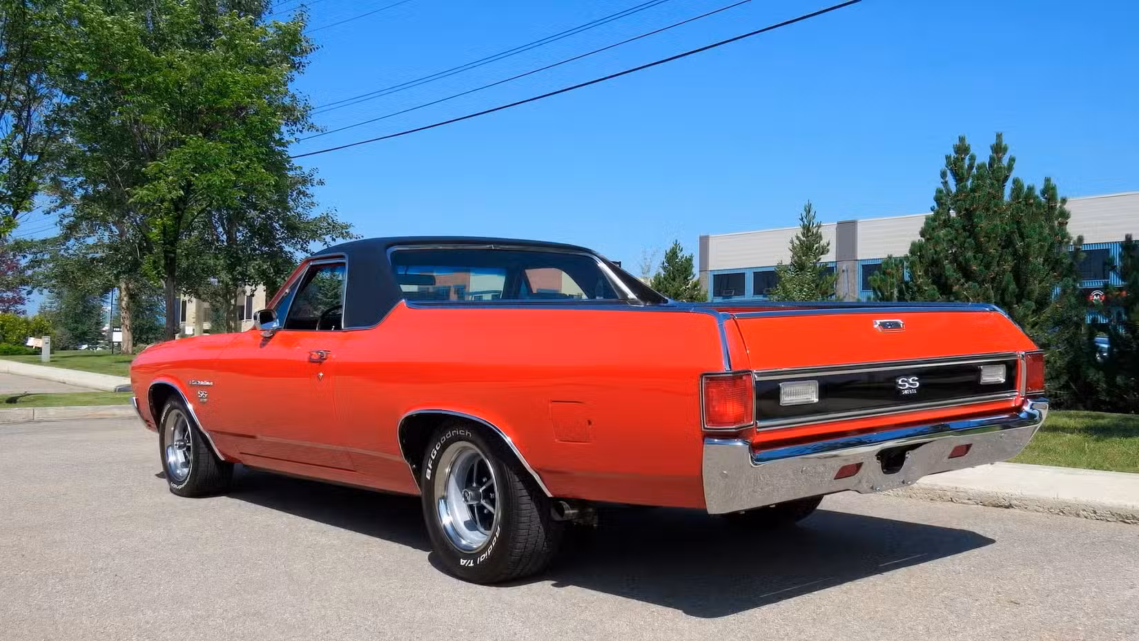 1970 Chevrolet El Camino SS Side 3/4 Shot