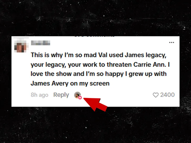 carrie ann james avery comment 1