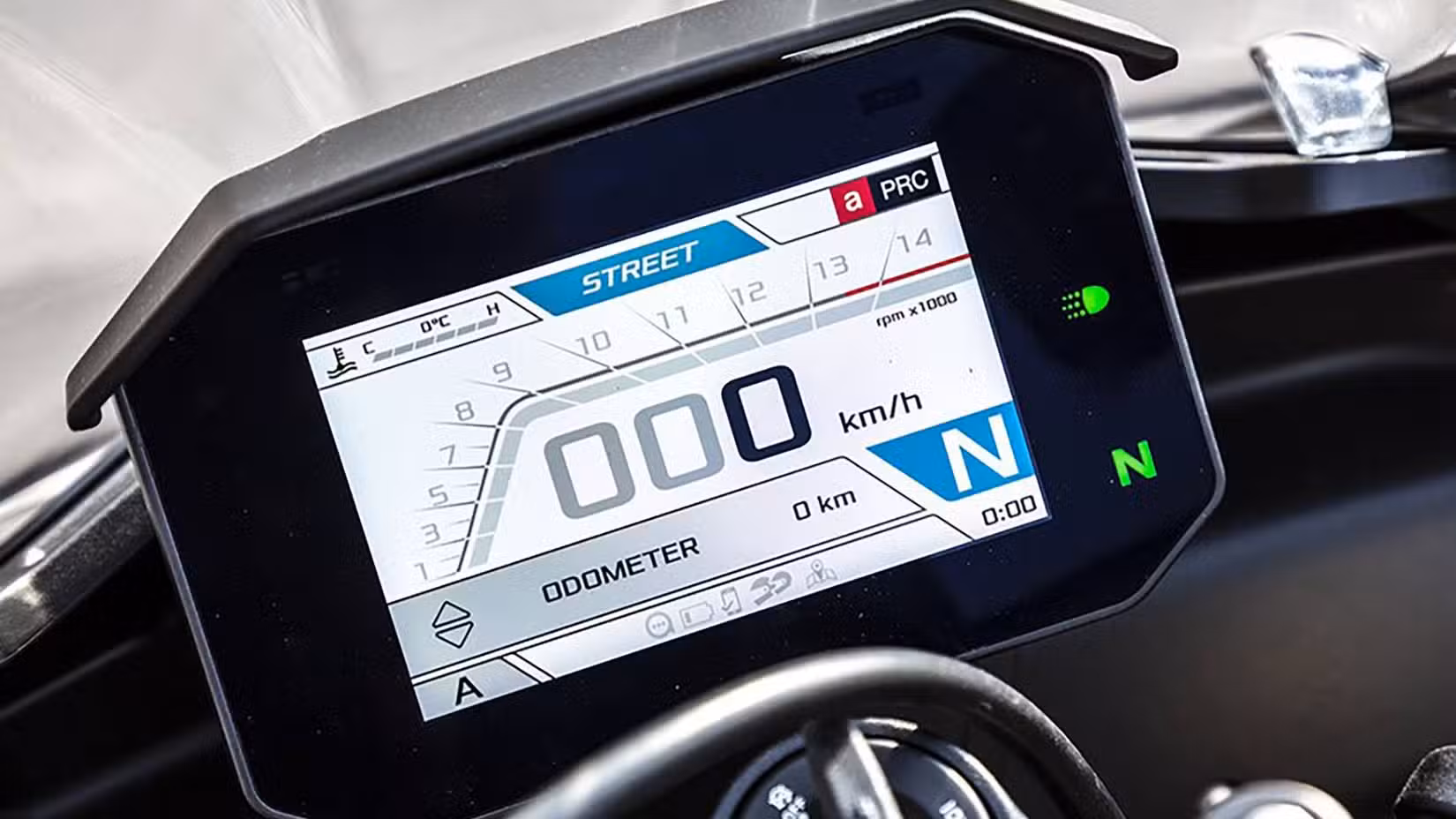 2025 Aprilia Tuono V4 5 inch TFT instrument cluster
