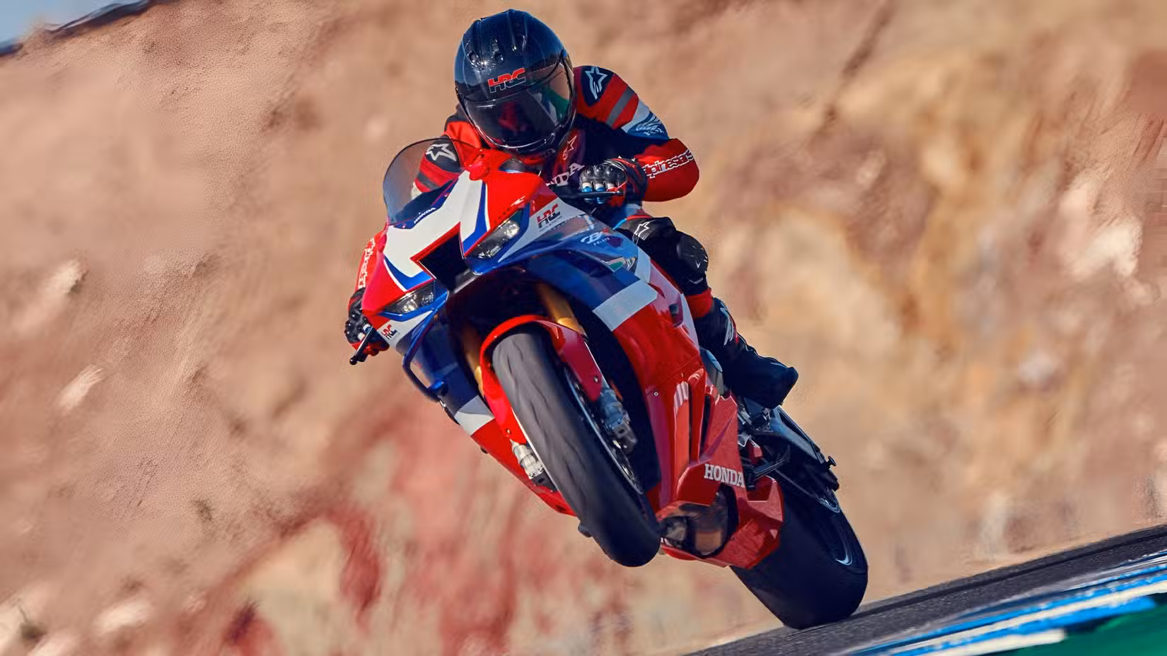 2025 Honda CBR1000RR-R Fireblade SP Wheelie On Track Front View