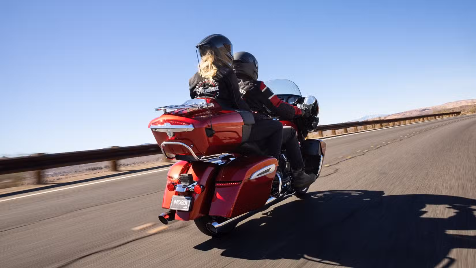 Indian Roadmaster PowerPlus Rear Riding Shot