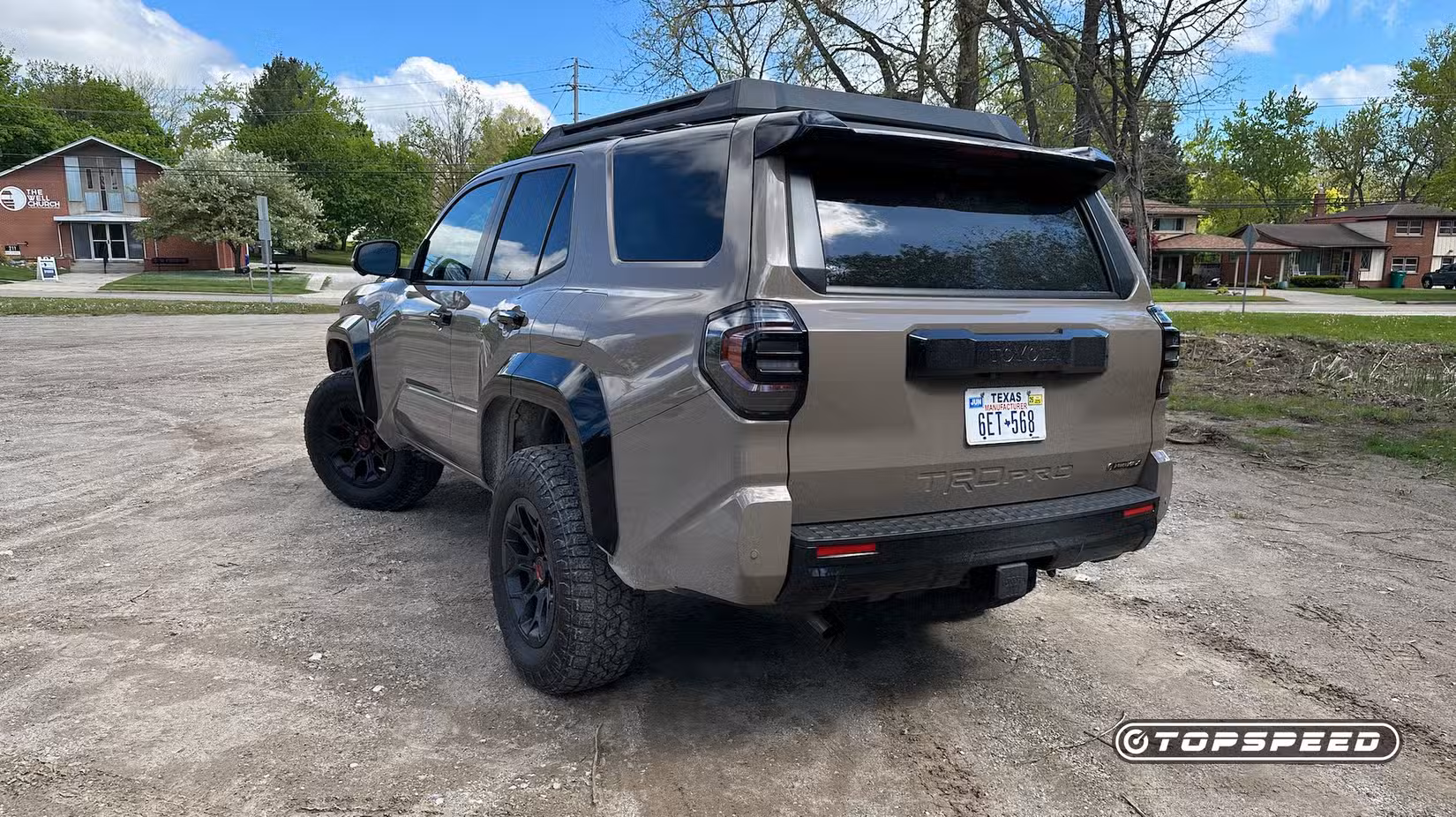2025 Toyota 4Runner rear 3/4 shot parked in lot