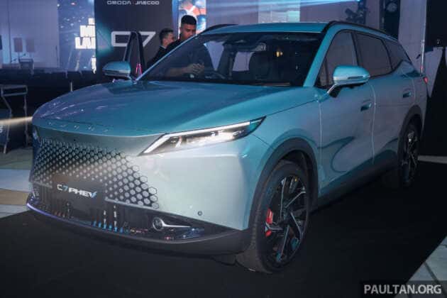 Omoda C7 HEV debuts larger 5 kWh battery, offering longer EV-only range – coming to Malaysia in 2027