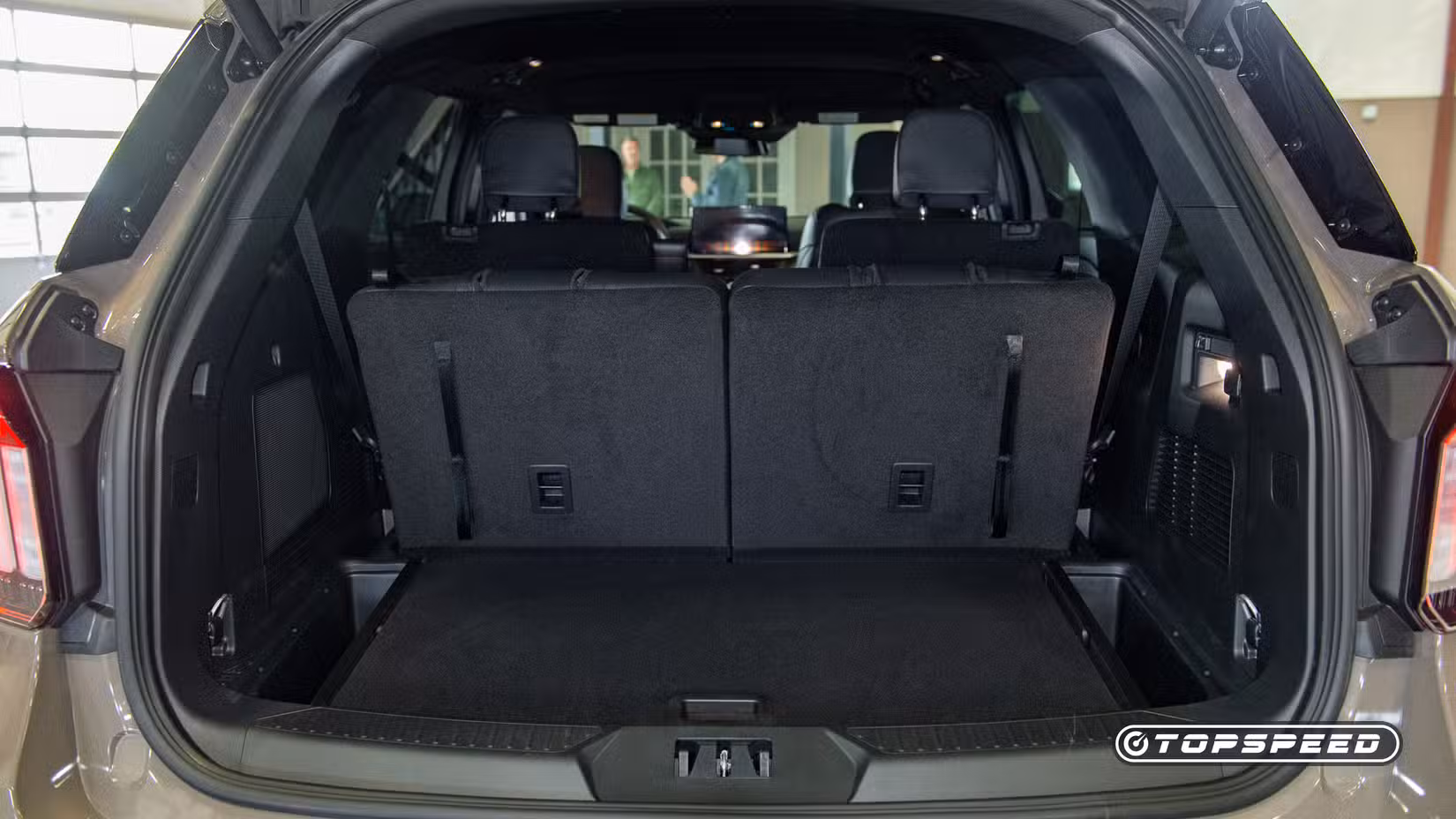2026 Ford Explorer rear shot showing Cargo Area