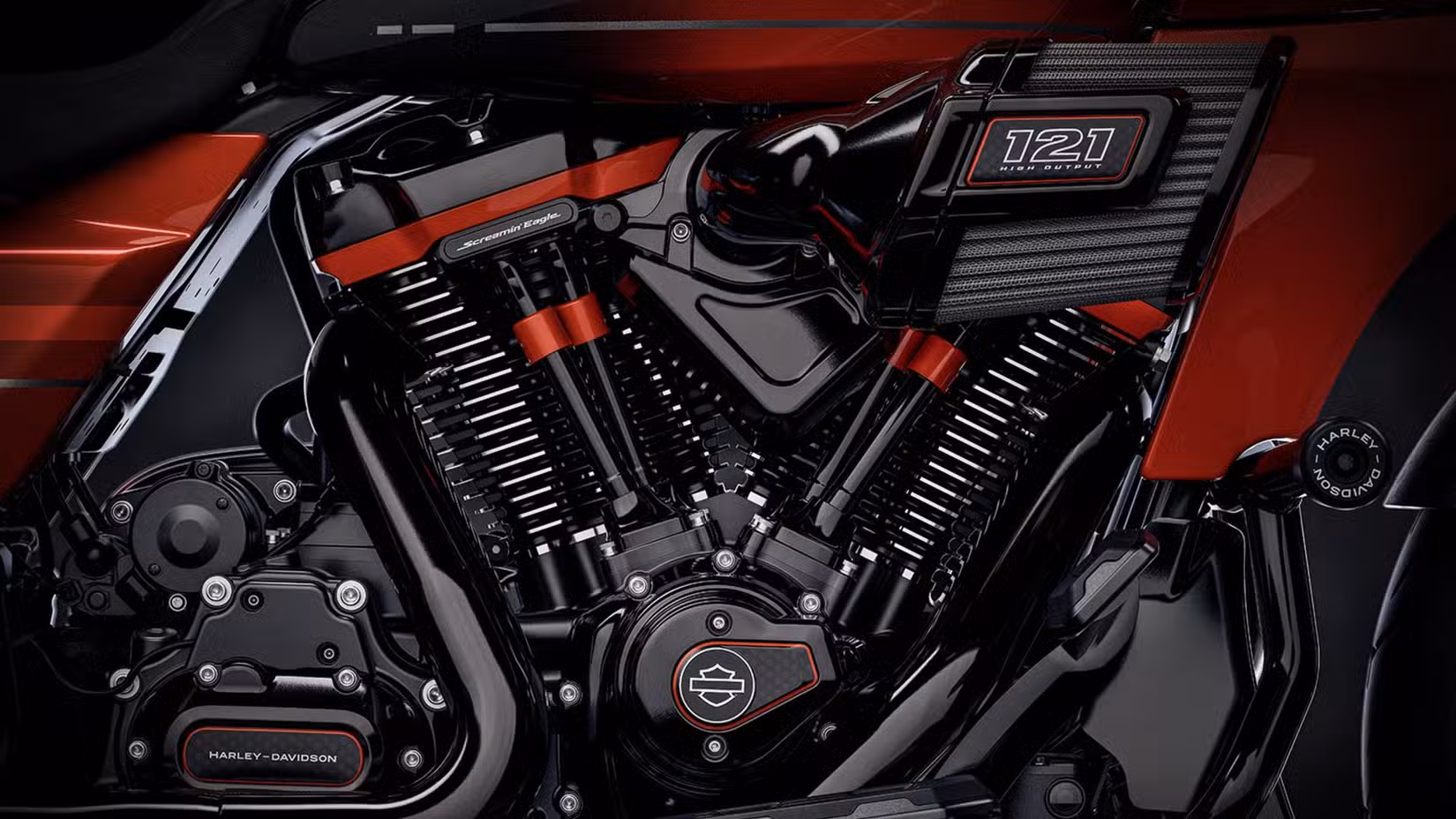 2026 Harley-Davidson CVO Road Glide ST Milwaukee-Eight 121 High Output Closeup Shot
