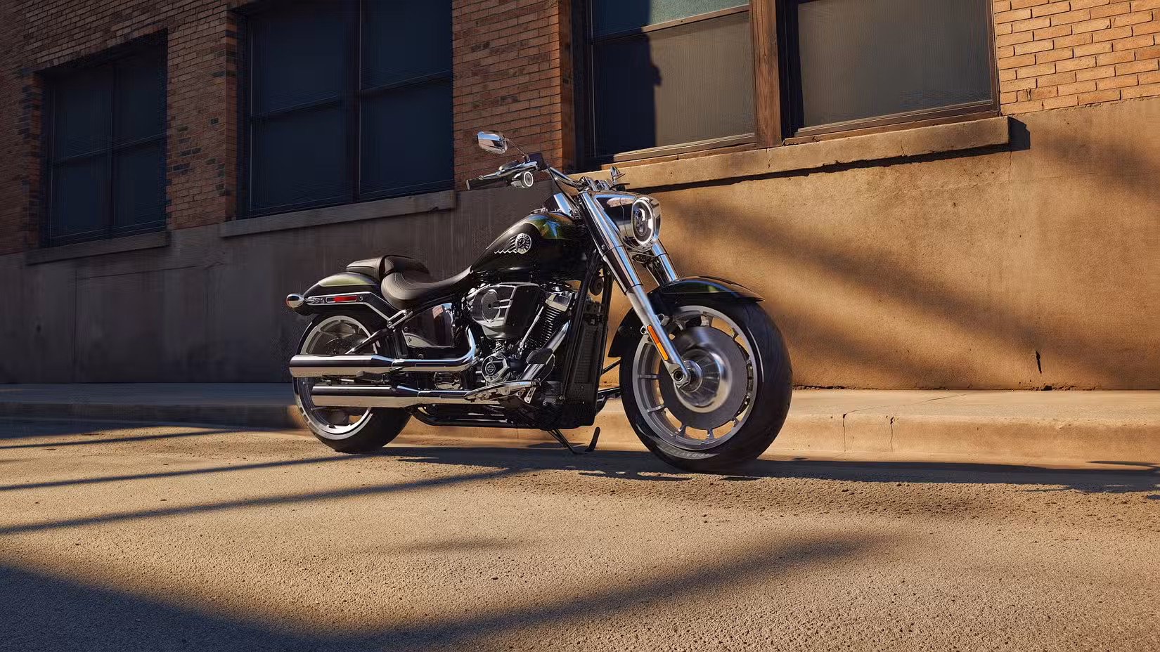 Static shot of 2026 Harley-Davidson Fat Boy