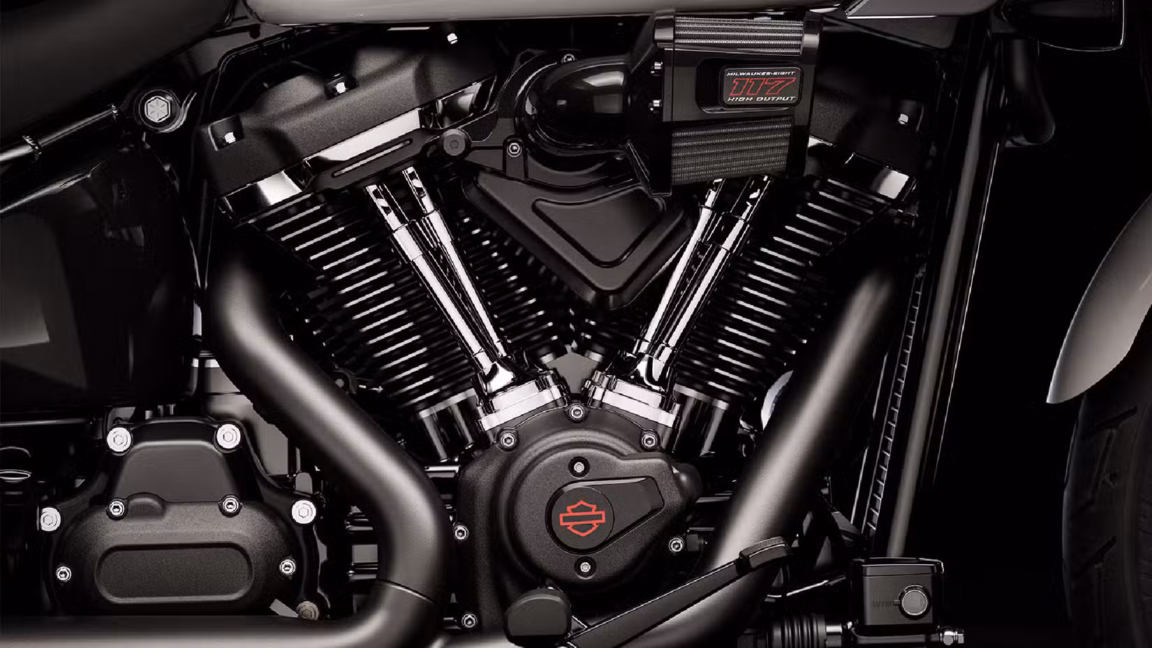 2026 Harley-Davidson Low Rider ST engine closeup shot