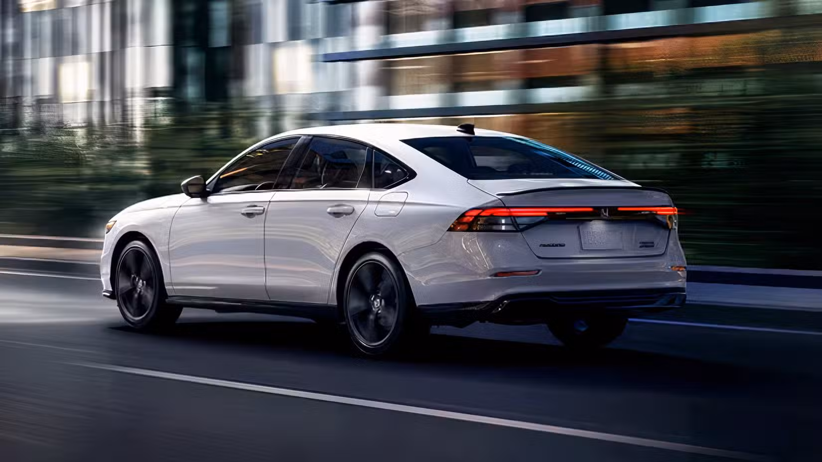 2026 Honda Accord Hybrid Rear 3/4 Driving Shot