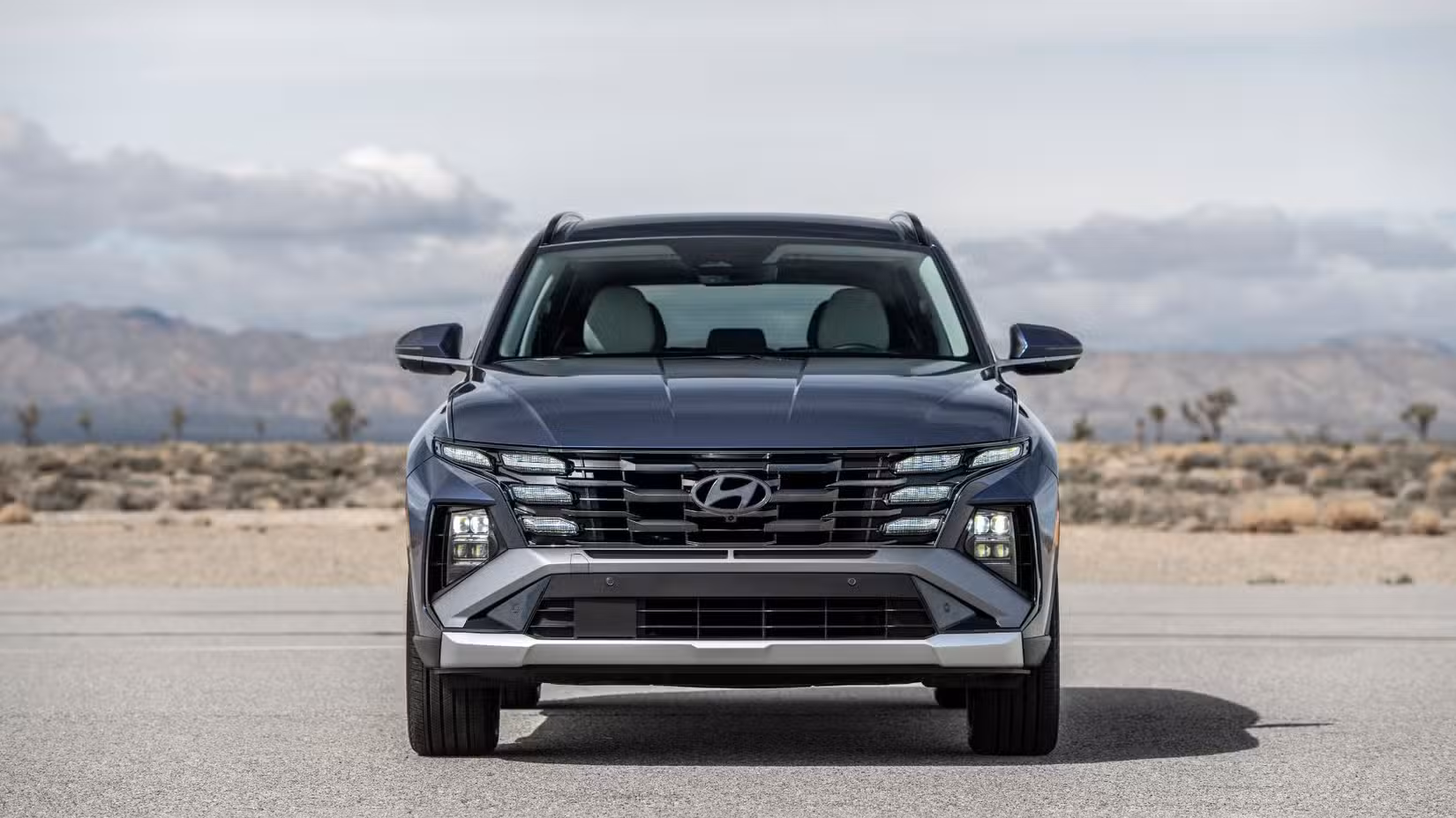 2026 Hyundai Tucson Hybrid front only angle