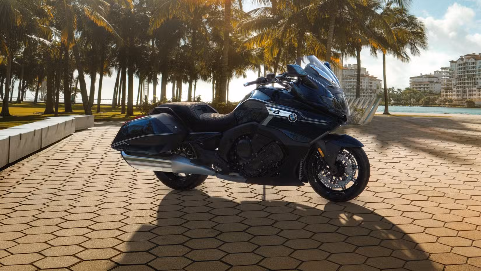 2027 BMW K 1600 B parked in a resort