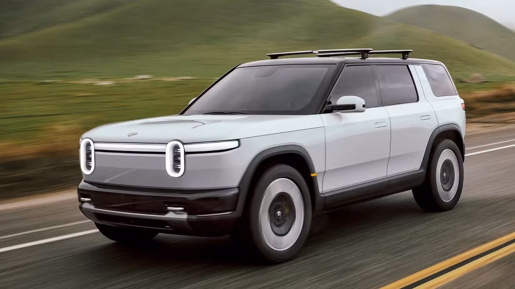 2027 Rivian R2 Driving Front