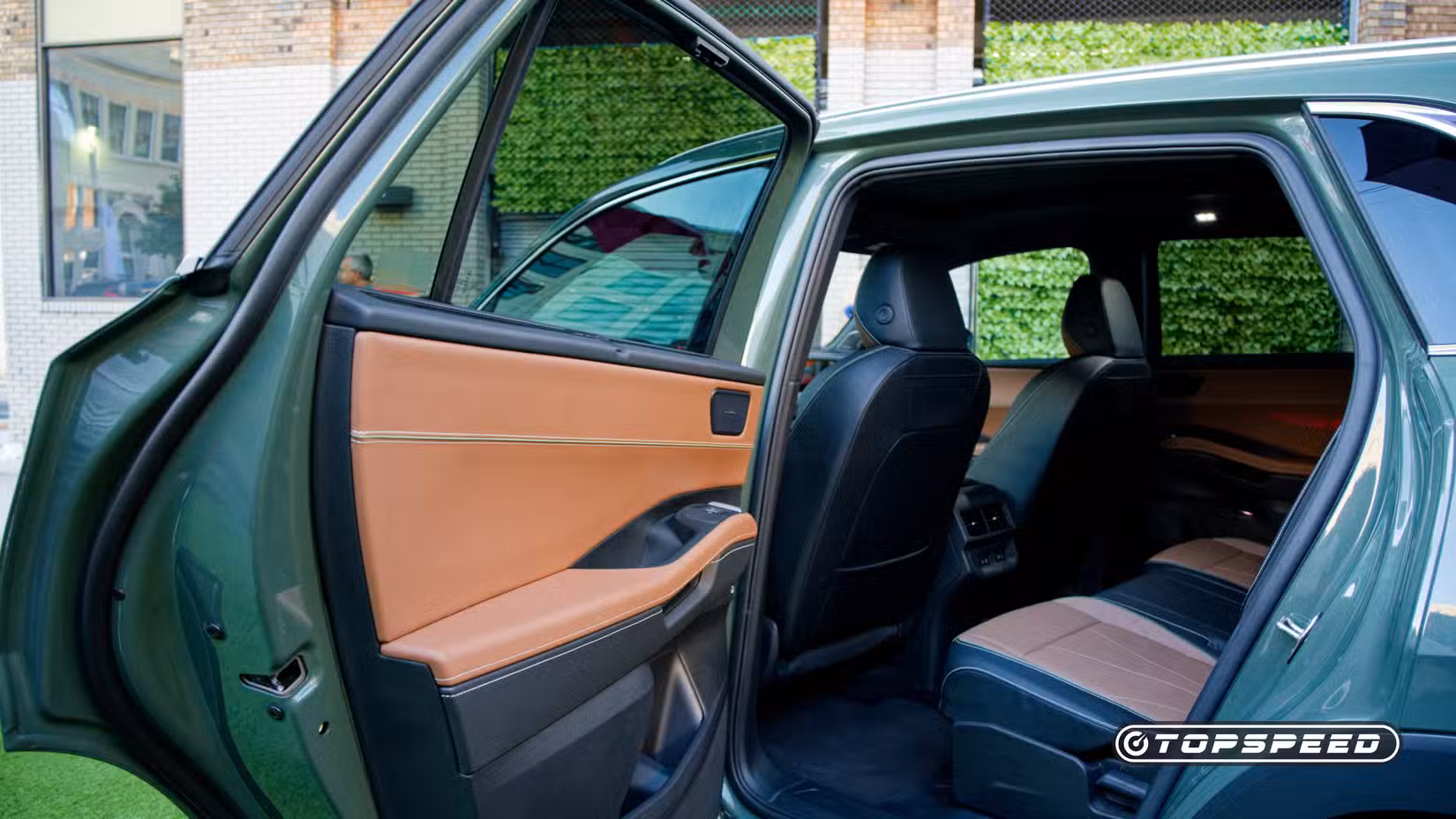 2027 VW Atlas side shot showing interior