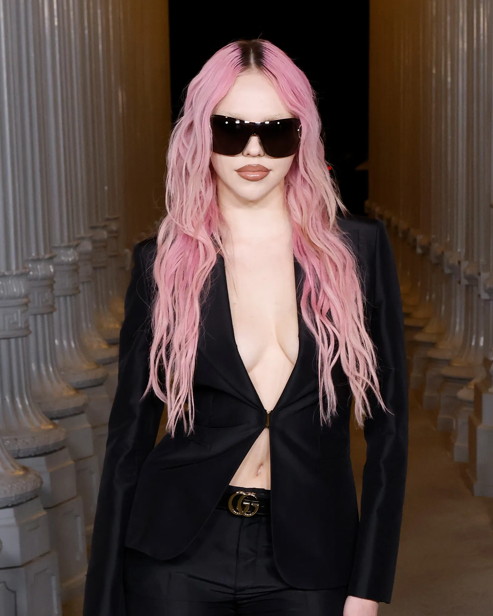 LOS ANGELES CALIFORNIA  NOVEMBER 01 Adela attends the 2025 LACMA ArtFilm Gala at Los Angeles County Museum of Art on...