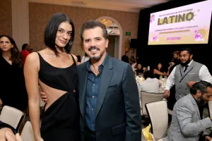 LOS ANGELES, CALIFORNIA - OCTOBER 02: (L-R) Laysla De Oliveira and John Leguizamo attend The Critics Choice Association's 6th Annual Celebración Of Cinema & Television at Four Seasons Hotel Los Angeles at Beverly Hills on October 02, 2026 in Los Angeles, California. (Photo by Rodin Eckenroth/Getty Images for Critics Choice Association)