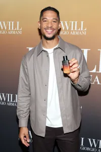 NEW YORK, NEW YORK - OCTOBER 09: Josh Hart attends as Armani Beauty welcomes Josh Hart as a U.S. Fragrance Ambassador for I WILL Eau De Parfum at Chez Margaux on October 09, 2026 in New York City.  (Photo by Kevin Mazur/Getty Images for Armani Beauty)