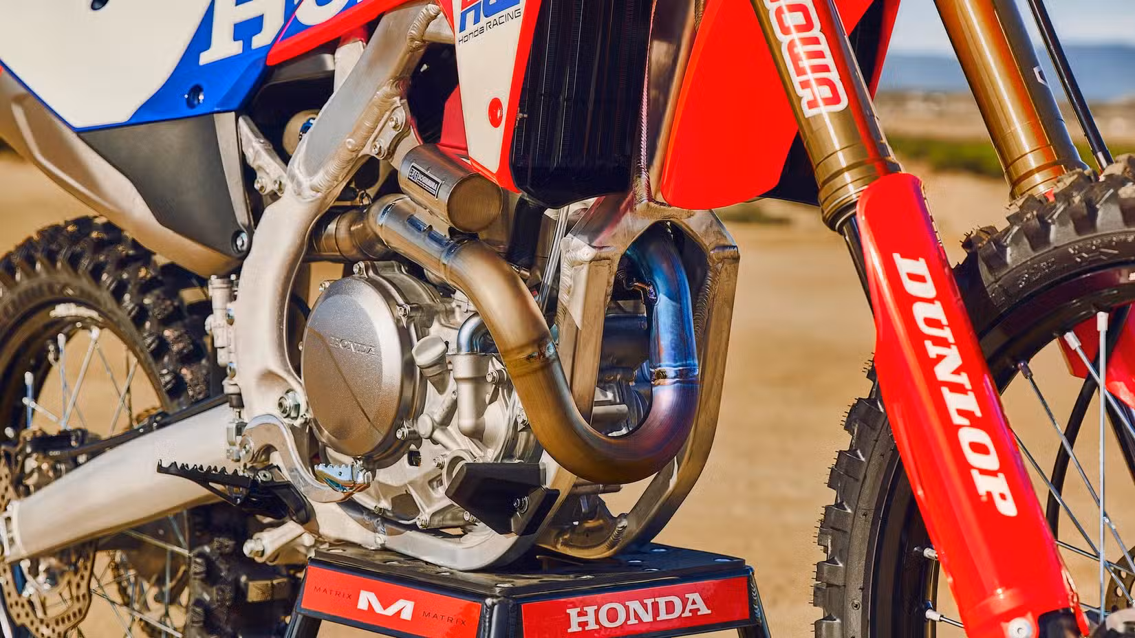 2027 Honda CRF450R HRC WORKS EDITION engine close up