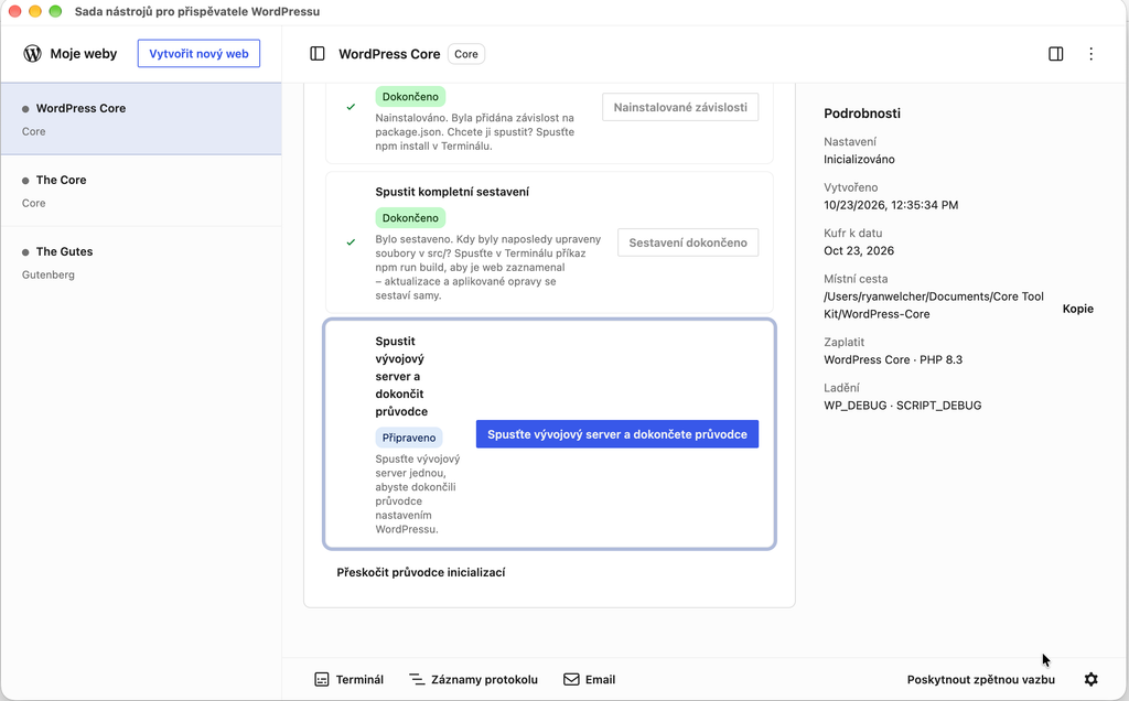 The contributor toolkit interface translated