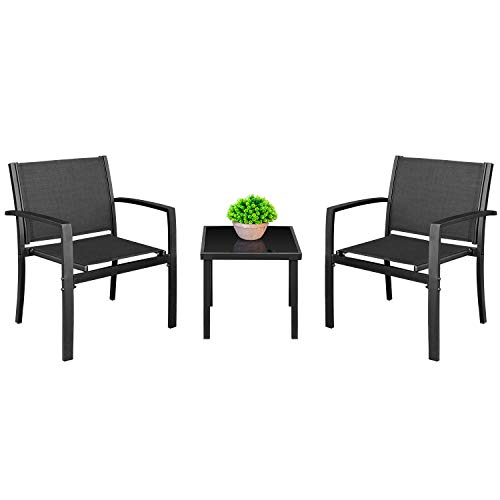 Homall 3-Piece Patio Conversation Set, $70 (was $90)