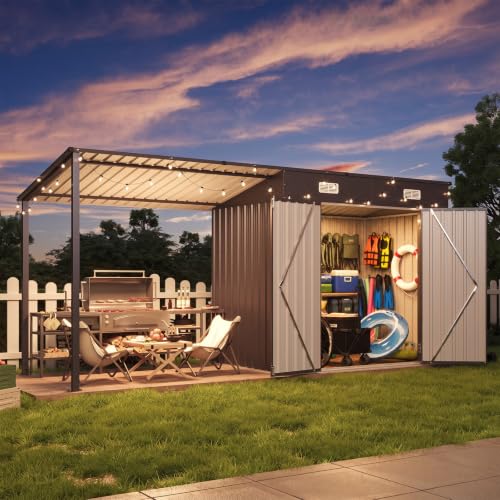 Aoxun 12x4-Foot Shed and Gazebo, $210 (was $370)