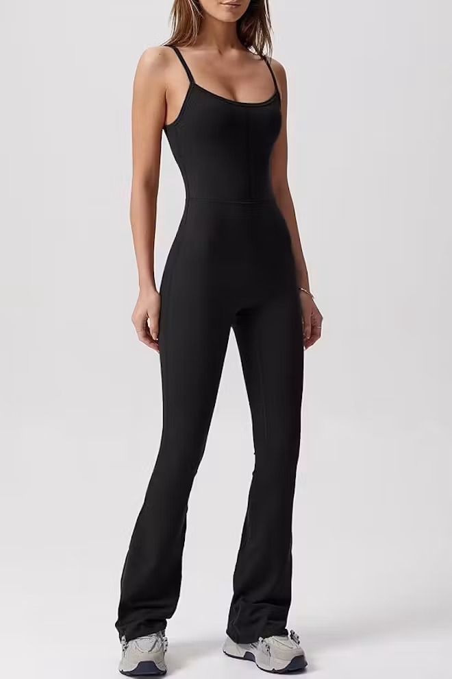 QINSEN Flare Jumpsuit