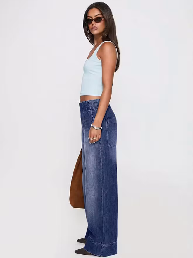 Vidiva Wide Leg Jeans