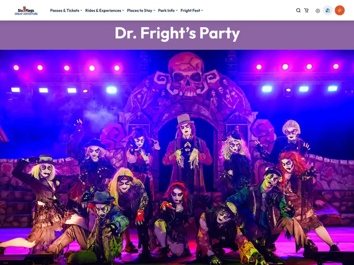 six flags dead mans party six flags