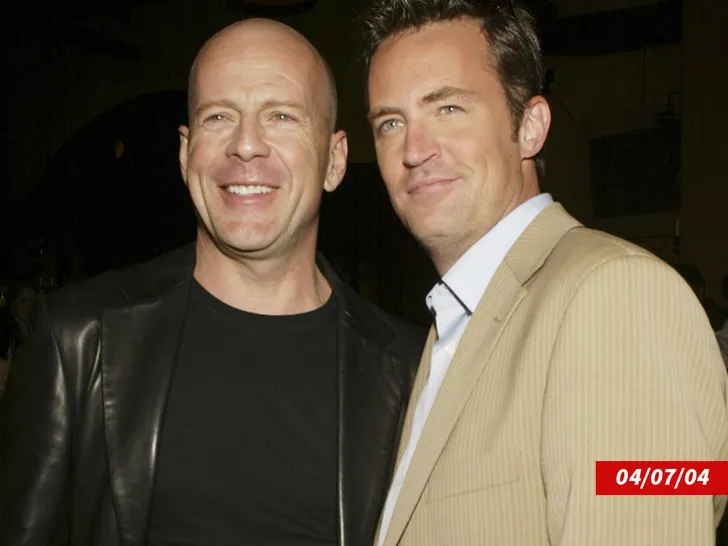 bruce willis mathew perry getty