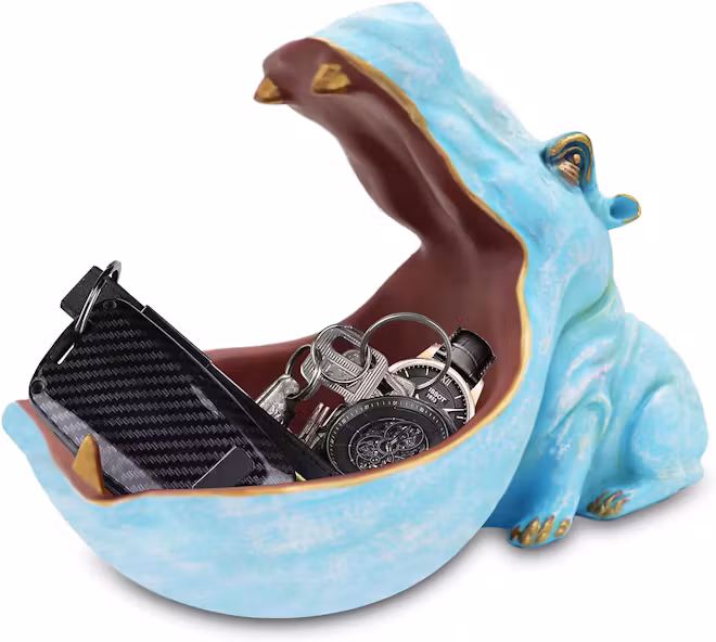 aboxoo Hippo Statue Dish