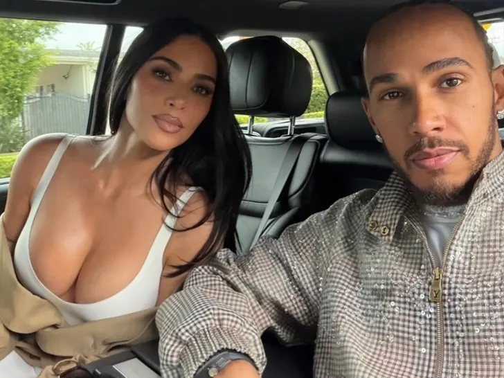 Kim Kardashian And Lewis Hamilton Together