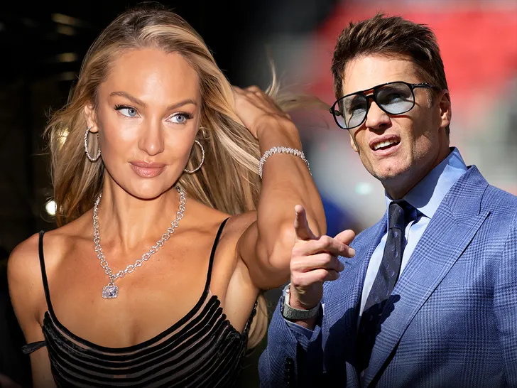 Candice Swamepoel and tom brady getty 1