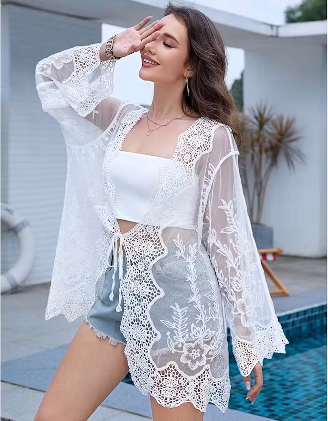 Bsubseach Lace Cover-Up